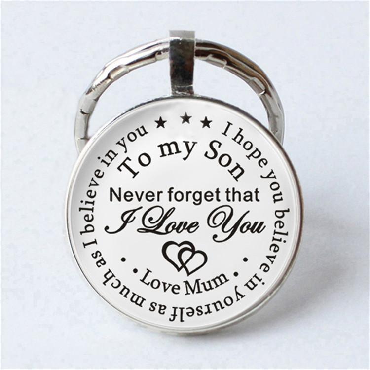 Keychain Accessories Pendant Floral Thanksgiving Text Good Friends Retro Personalized Keychain Gift Pendant