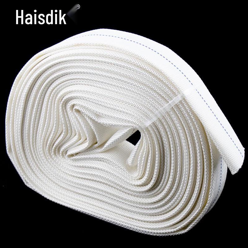 Haisidike HKLY-165 Canvas PU High-Pressure Irrigation Hose (20m, No Connectors) 1 inch (25mm ID)
