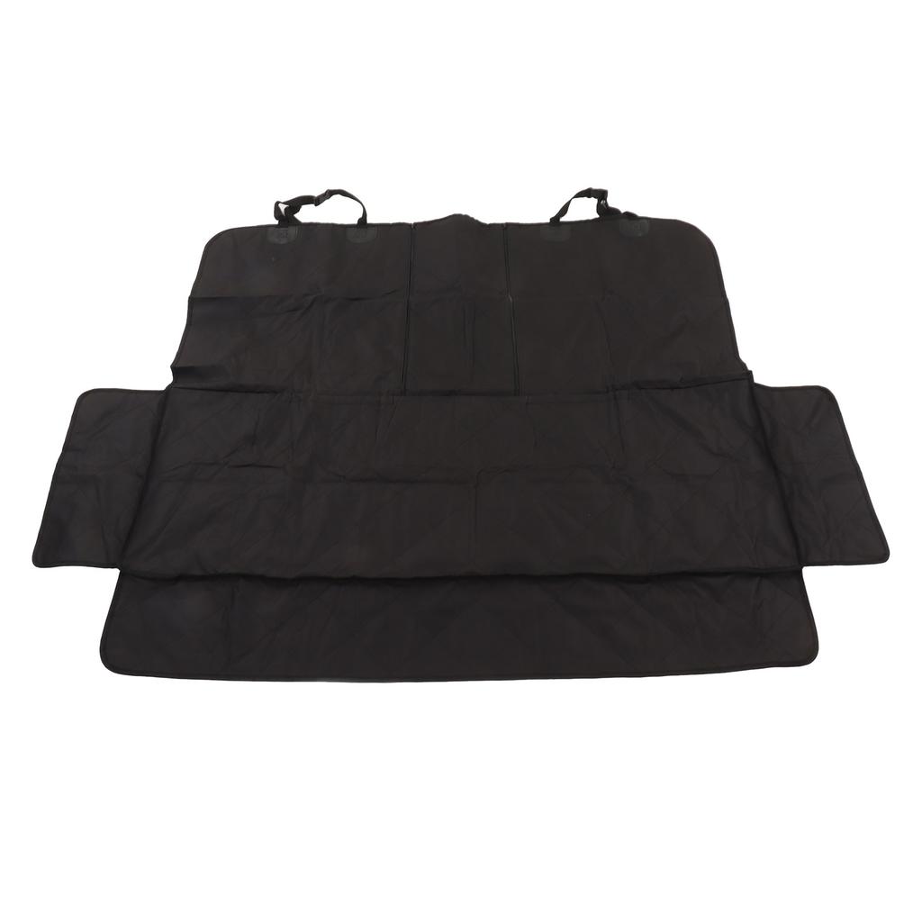 Hunde-Autositzbezug, weich, wasserdicht, Oxford-Stoff, atmungsaktiv, faltbar, für die Rücksitzbank des Autos für Haustiere