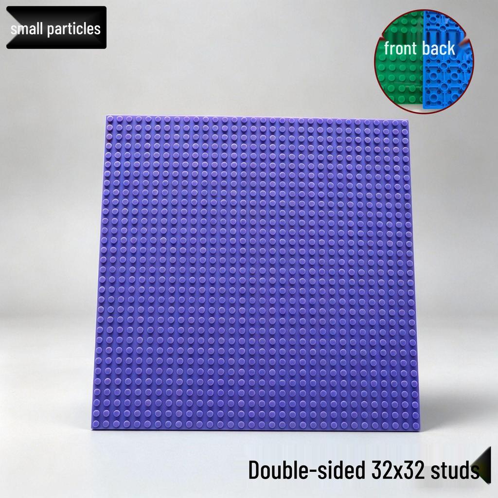 Double-Sided 32x32 Stud Baseplate Compatible with LEGO Building Sets