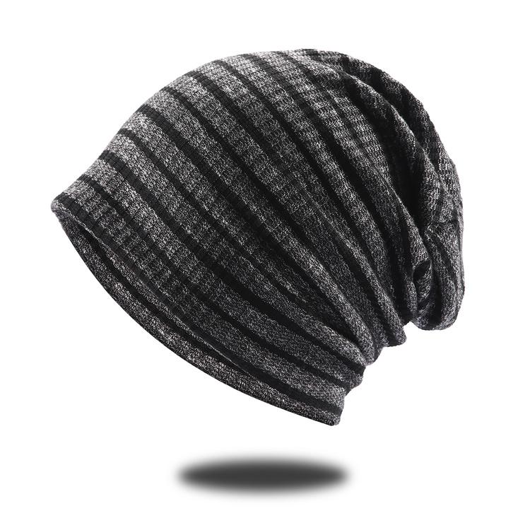 Buy Unisex Striped Jersey Knit Beanie 