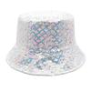 Spring Polyester Print Bucket Hat Fisherman Hat Outdoor Travel Sun Cap for Girl and Women 178