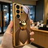 Premium Metallic Electroplated Golden Phone Case For Samsung Note 10 20 A06 A07 A12 A13 A14 A15 A16 A17 A22 A23 A25 Glass Cover