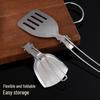 304 Stainless Steel Portable Camping Cookware Set with Spatula and Ladle