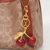 European & American Retro Cherry Keychain - High-End Fashion Fruit Bag Pendant