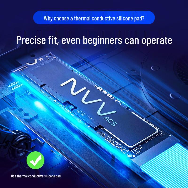 M.2 SSD Thermal Conductive Silicone Pad