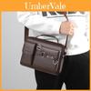 Men's Single Shoulder Bag With Pu Leather Waterproof And Durable Ideal For Daily Use Business Commute