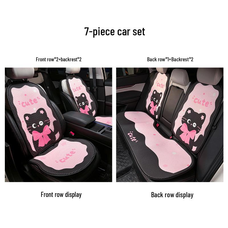 Charmantes Cartoon-Autositzkissen für alle Jahreszeiten - Ideal für Damen