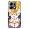 Phone Case - MANIACASE - Xiaomi Redmi Note 13 4G - Silicone TPU - Goku Pattern (Dragon Ball Z) - Black