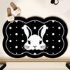 Small Fresh Black Technology Soft Diatom Mud Absorbent Mat Bathroom Non-slip Mat Bathroom Door Quick Dry Mat Bathroom
