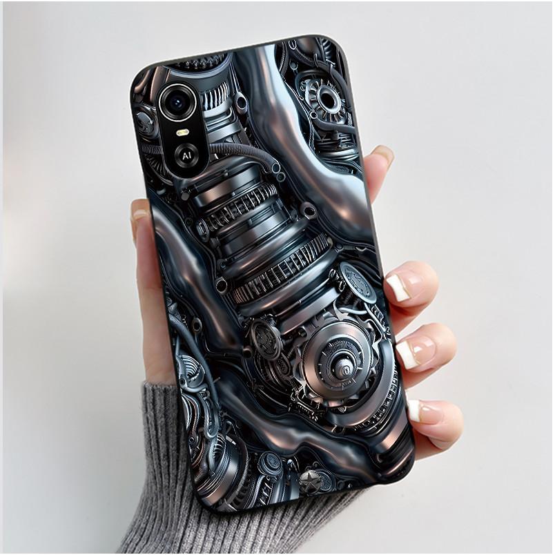 For ZTE Blade A31 Plus / BladeA31 Case Matte Black Aesthetic Luxury Cute Cool Boys Girls Pattern Casing Soft Silicone Back Cover
