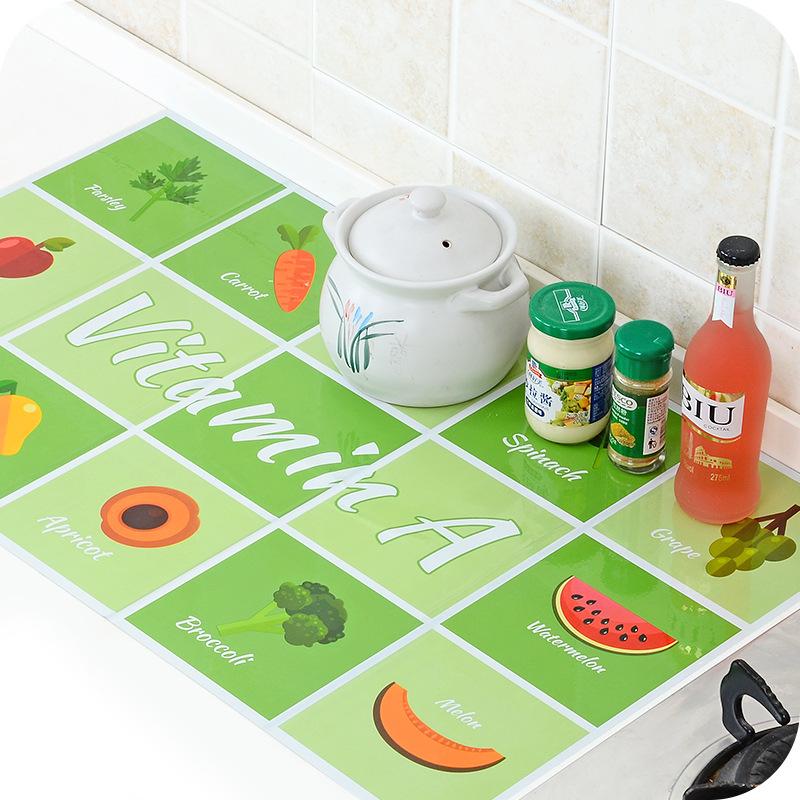 5pcs Self-Adhesive Oil-Proof Stickers for Kitchen High-Temperature Resistant Tile Wall Stickers Oil-Proof Waterproof for Stove