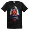 Supergirl Kara Zor-El Cosmic Portrait Superhero T Shirt Graphic Tee Art Gift