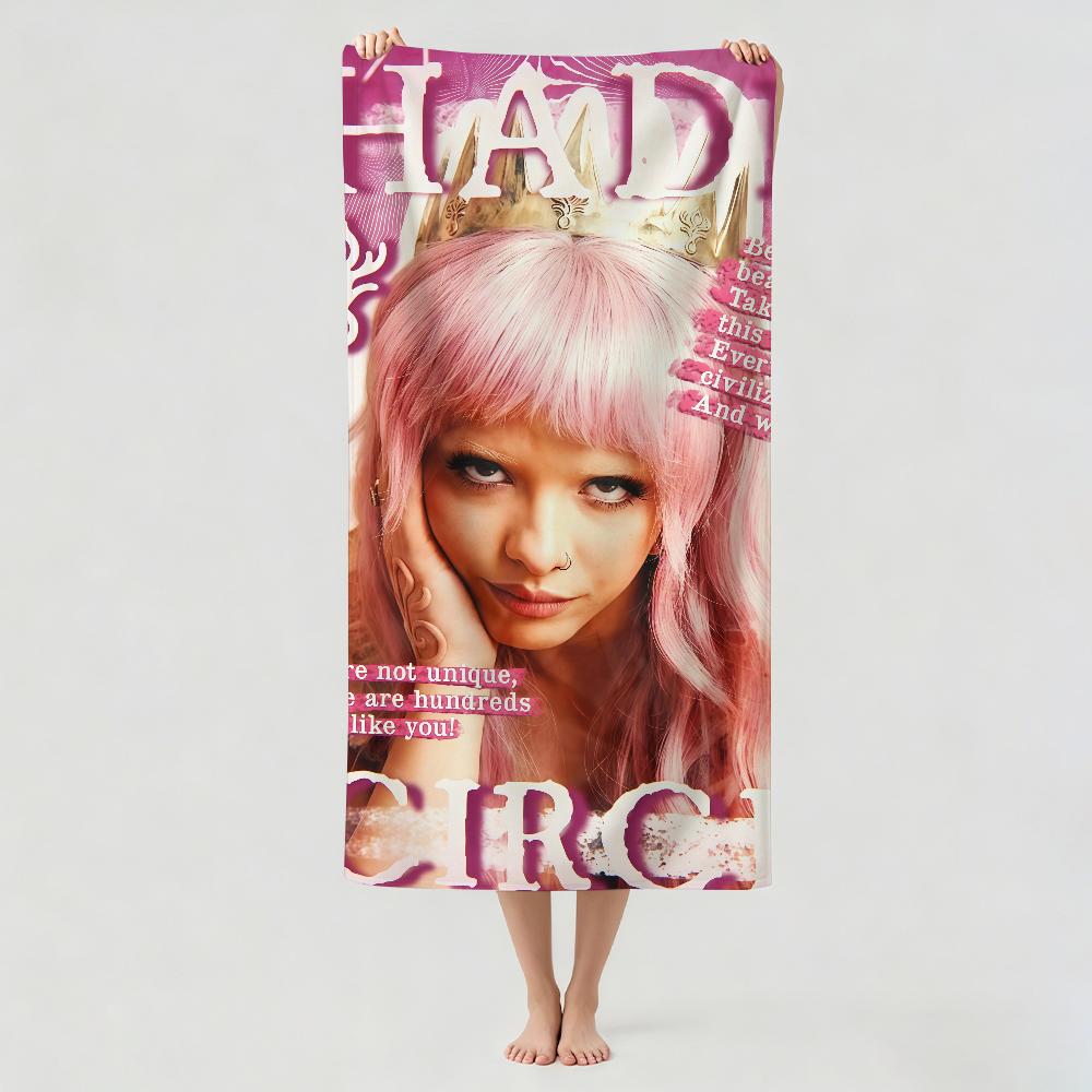American singer M-Melanie Martinez Towel Drying Bath Towel Applicable To Light Swimming Camping Yoga Beach Out