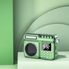 Newmine Retro Portable Bluetooth Speaker with FM Radio and Recorder