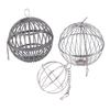 1Pc Stainless Steel/Plastic Round Sphere Feed Dispense Exercise Hay Feeder Hanging Hay Ball Guinea Pig Hamster Rabbit Pet Toy