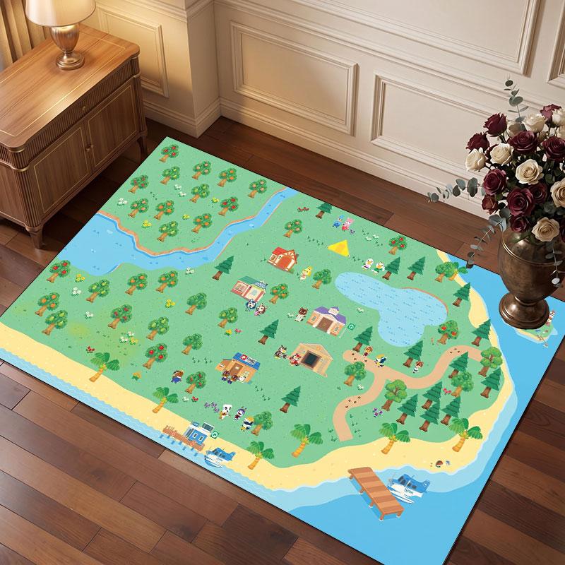 Animal Crossing Rug Soft Thick Non Slip Floor Carpet for Bedroom Living Room Home Decor