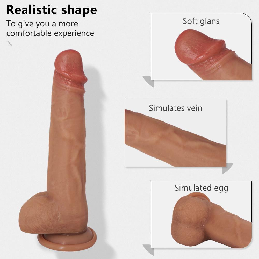 King Cannon Telescopic Swing Vibration Heating Silicone Dildo Masturbation Device Adult Sex Toys Orgasm Artifact
