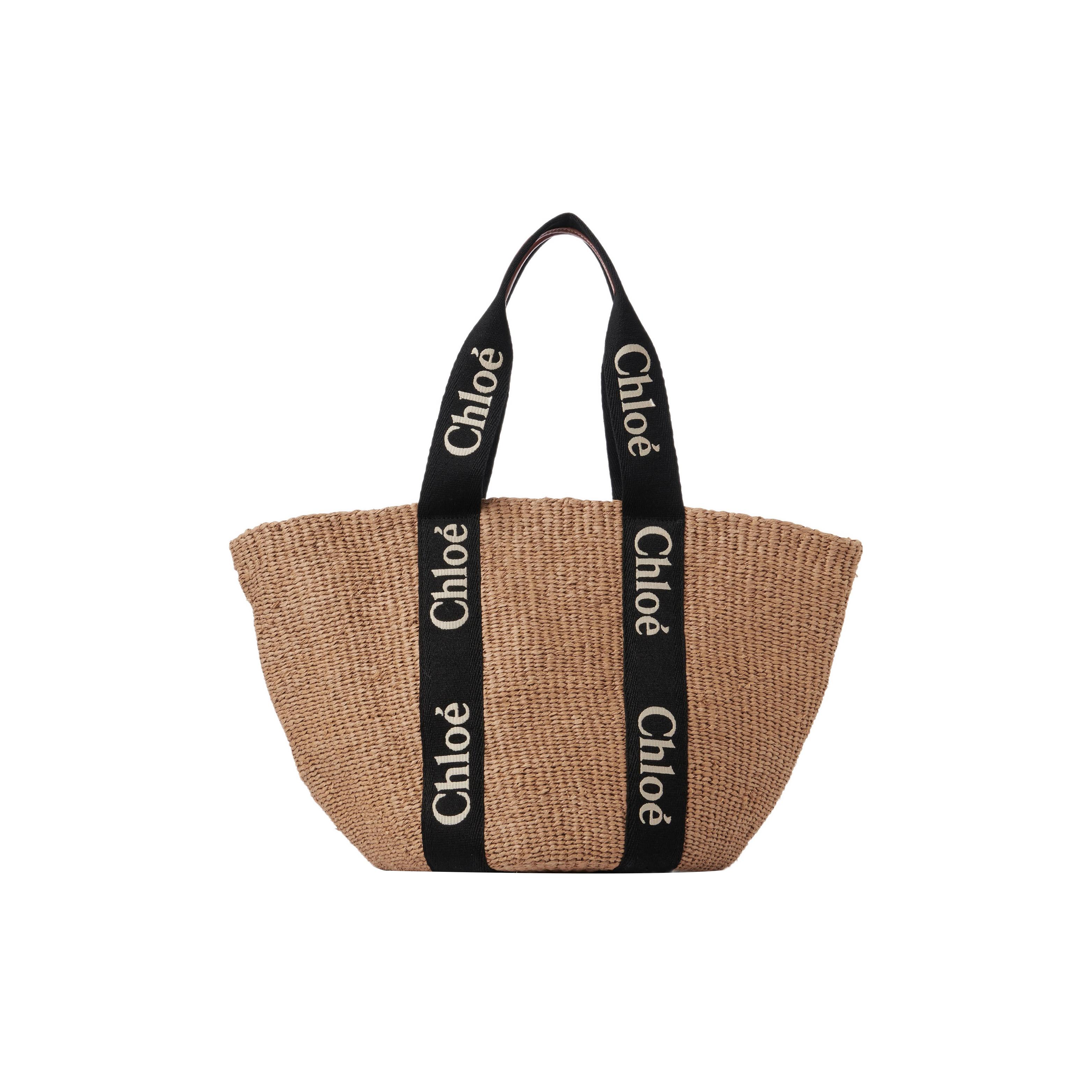 

Новая бумажная сумка через плечо Chloe Woody Tubas для женщин CHC23-AS380L18-915 48.0*27.9*27.9CM