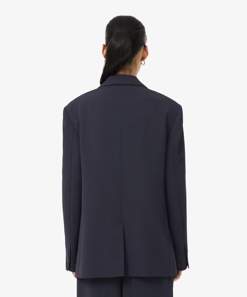 LACOSTE Women'S Relax Fit Iconic Fluid Pique Blazer Vf8502-56G Hde