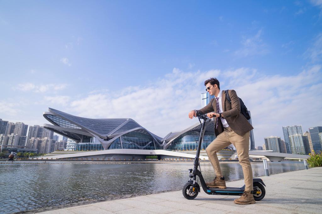 JOYOR C10 Electric Scooter 48V 10.4Ah Battery, 500W Motor, 10 Inch Tires, 30-40KM Range, NFC Unlocking Foldable E-Scooter