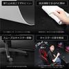 Bauhutte Desk and Chair Mat, Extra Large, Gaming Carpet (160 x 130 cm, 1.5mm Thick), Black, BCM-160BK