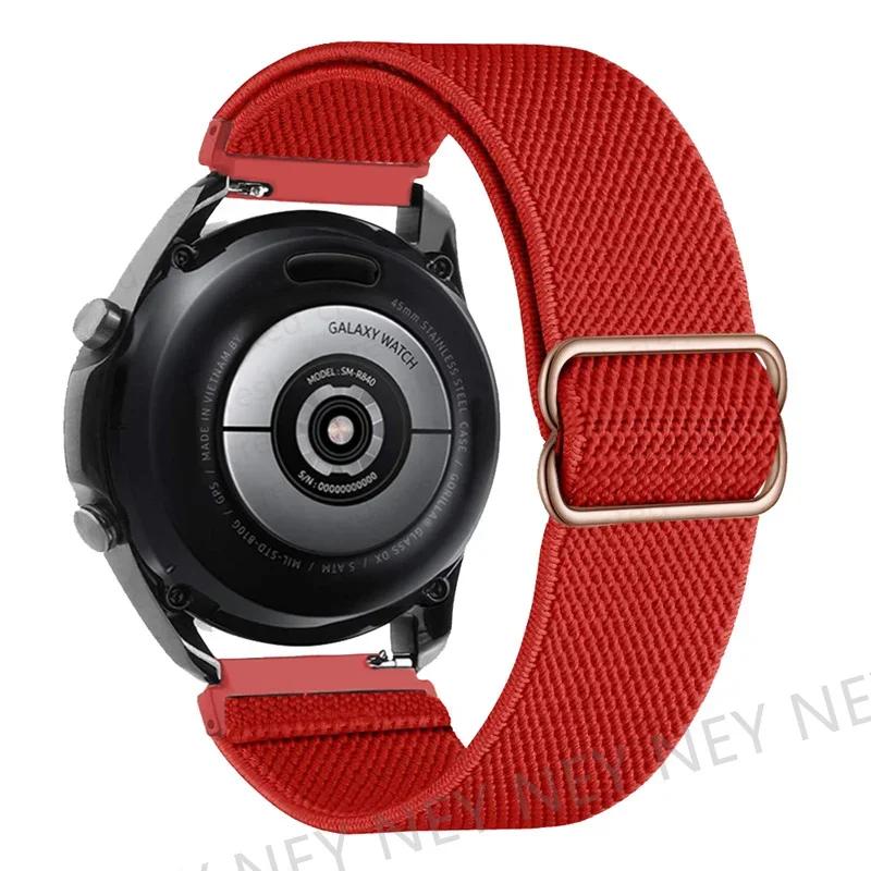 20 mm/22 mm Band für Amazfit GTS 4/2/2e/3/GTS2 Mini/GTR/4/3/Pro/GTR2/42 mm/Stratos Nylon elastisches Uhrenarmband Amazfit Bip-Armband