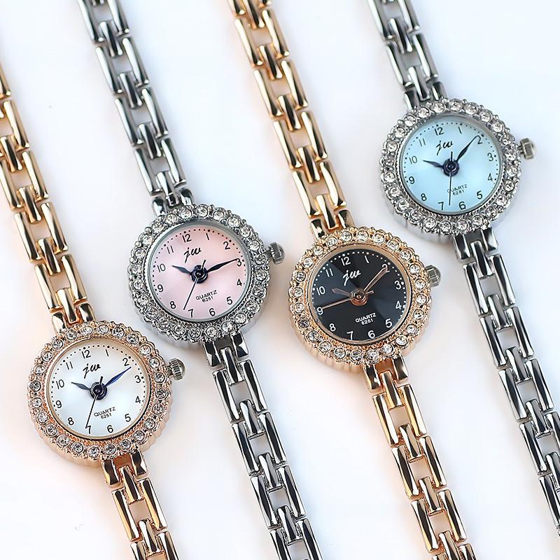 Watch For Women Diamond Bracelet Watch Female Girl Student Digital High End Fashion Quartz Wristwatch Ladies Watches Gift