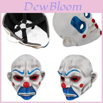 Robuste Dark Knight-Harzmaske mit klassischem Clown-Aussehen, perfekt für Halloween und Kostümpartys.