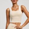 Reggiseno Sportivo con Spalline Larghe Schiena Bella Antiurto Anti-Caduta per Corsa Fitness Push Up