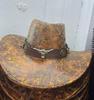 Dayan Tibetan western cowboy hat men's and women's spring, summer and autumn outdoor travel sunshade jazz hat belt rivet knight hat