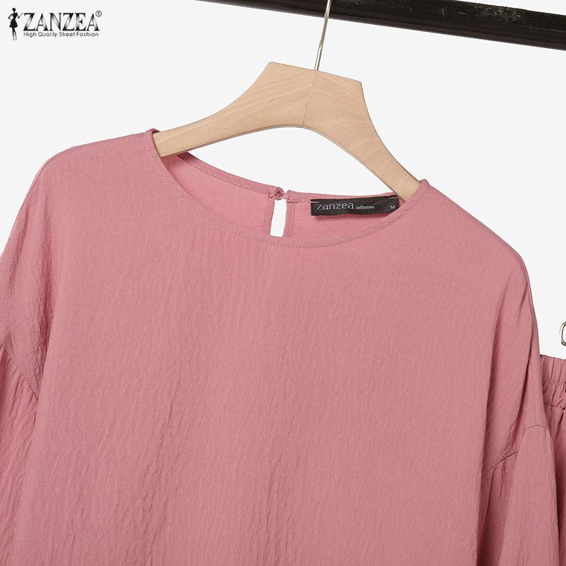 ZANZEA Blouse à manches longues pour femmes et jupes longues Ensembles décontractés deux pièces