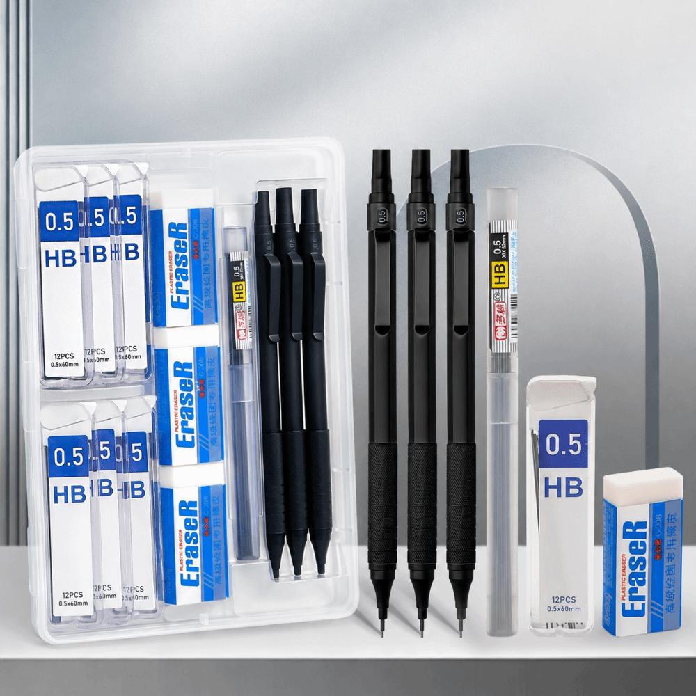 Creion mecanic 0,5/0,7 mm Metal Creion cu mină HB Portabil Creion de desenat Scriere