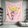 Hey Arnold Wall Tapestry Aesthetic Wall Hanging Printed Fabric Blanket Decorative Tapestries for Bedroom Living Room Home Decor