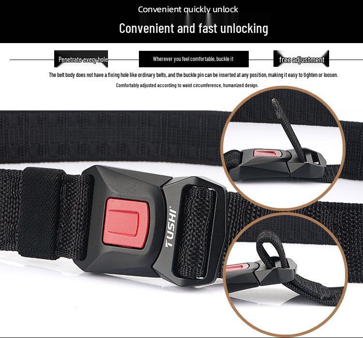 Enhanced Camouflage Tactical Nylon Belt for Training & Safety