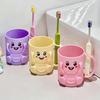 Cartoon Thickened Toothbrush Cup Plastic Multipurpose Toothbrush Storage Rack Toothbrush Holder for Bathroom Accessory