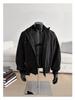 Men's American Bomber Pilot Jacket: Spring/Autumn Clean Fit Short High-Street Baseball Jacket