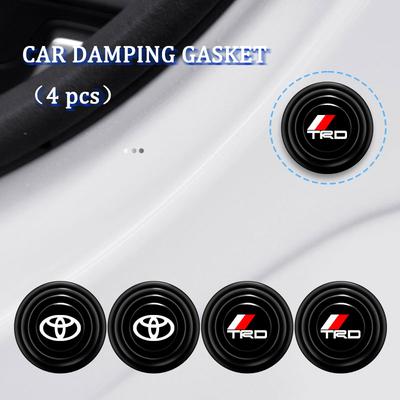 1/2/4 piezas Almohadilla Amortiguadora para Puerta de Coche Amortiguador Almohadilla a Prueba de Golpes para TRD Corolla E150 E120 VIOS Avensis Land Cruiser 200 Camry TRD