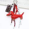 Cute Dog Handmade Braided Rope Pendant Bread Pendant Suitable For Bag Pendant Car Accessories Girl Gift Bag Charm