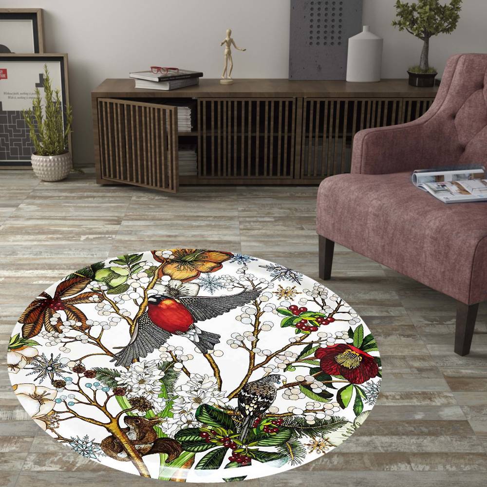 

Mosimoso Home H1104 Ковер с точечной подошвой и цифровой печатью 100x100 cm