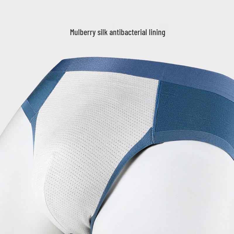 80 Men's Seamless Slim Summer Underwear - Comfortable, Breathable, Sexy Triangle Briefs