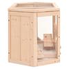 Hamster Cage 80 X 40 X 43 Cm Solid Pine Wood