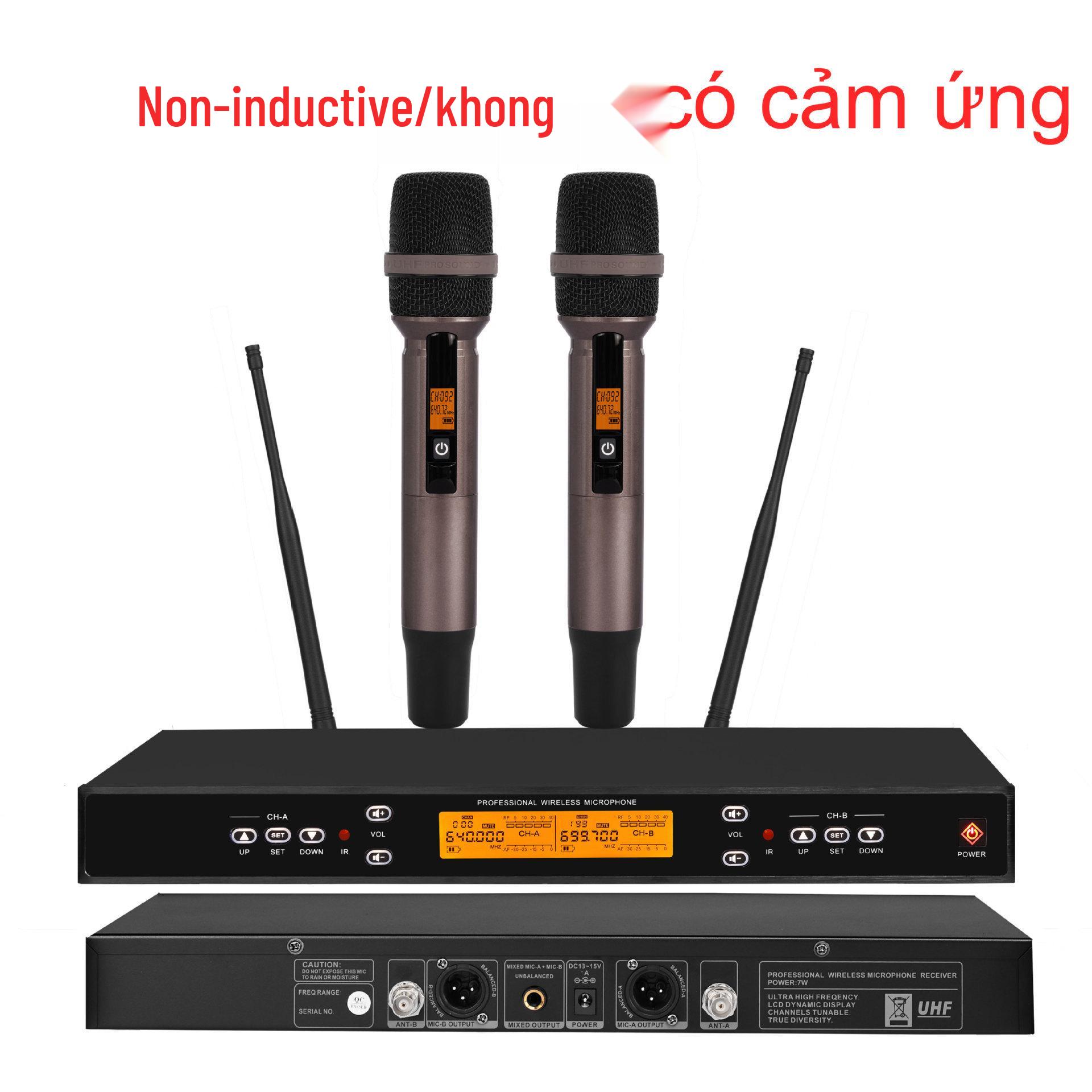 

P810PRO Wireless Dual U-band Infrared Microphones with Clips for Stage and Meetings UK plug