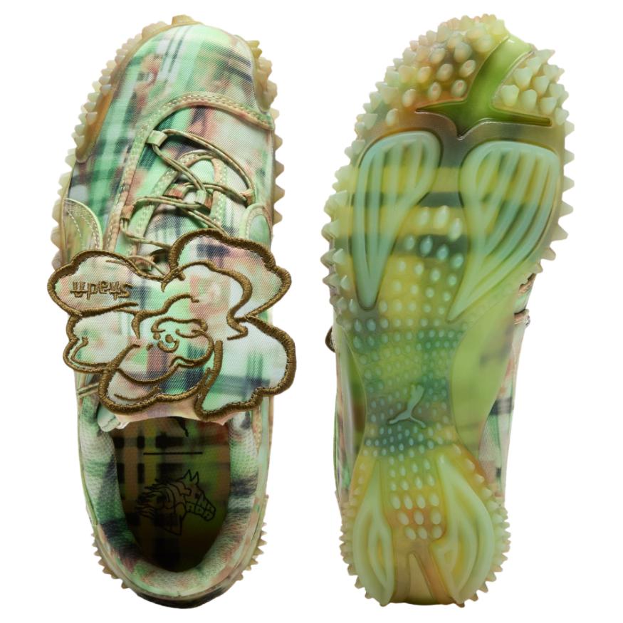 Collina Strada x Puma Mostro All-Over Print Women Sneakers Green Fizzy-Apple Rosebay 401823-01