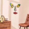 1 Set Colorful Butterfly Tree Face Pendants Unique Resin Garden Sculptures  Home Decor