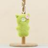 Plush Animal Keychain With Straw Bear And Capybara Designs For Kids And Gift Enthusiasts
