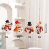And Snowman Santa Christmas Resin Decor Figures Pendant For Celebration Holiday