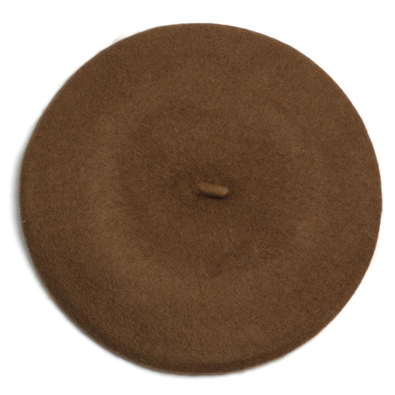 

2021 Осінь/Зима Жіночий Вовняний Французький Берет з Індивідуальним Логотипом One Size