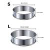 Easy Demold Baking Rings Tarts Molds Professional Stainless Steel Round Baking Rings Cake Mould for Tarts and Eggs