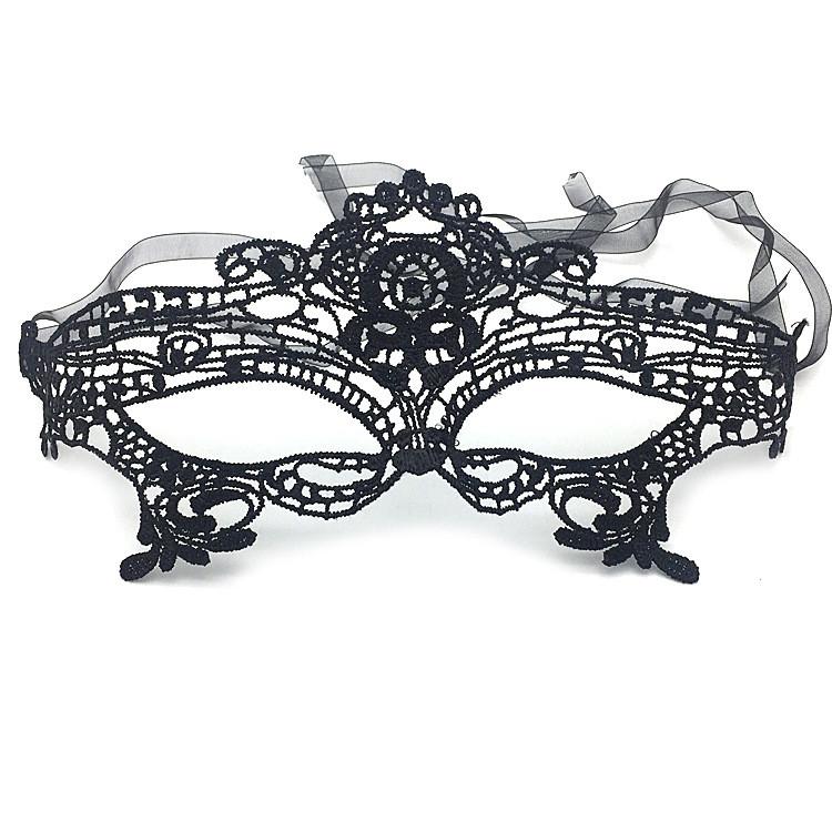 Queen Style Lace Mask For Costume And Party Decor Woven Fabric Design For Adults And Teens